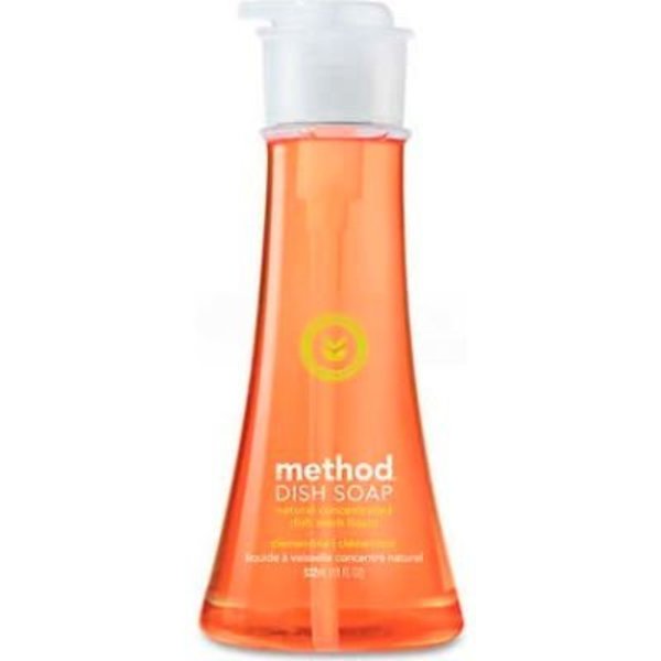 Method Method Manual Dish Detergent Liquid, Clementine, 18 oz. Bottle - 00735 81793900735